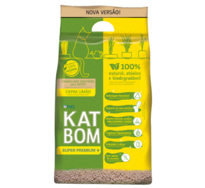 GRANULADO SANITÁRIO SUPER PREMIUM KAT BOM CAPIM LIMÃO